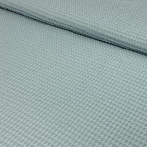Tissu Nid Abeille Uni Bleu