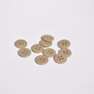 Bouton Rond Taupe 15 mm