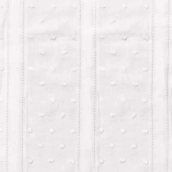 Tissu Katia Fabrics Plumeti vintage white