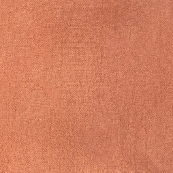 Rustic cotton solid - brique