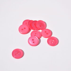 Bouton Plastique Rose 15mm
