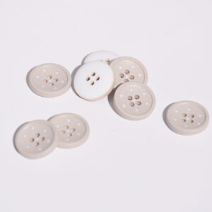 Bouton Rond Plastique Etoiles 15 mm