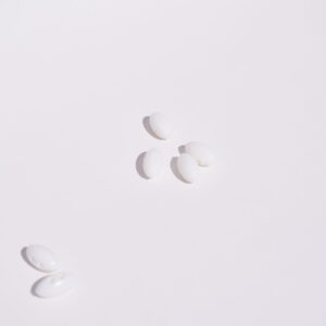 Bouton Buchette Blanc 15 mm