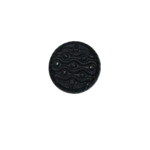 Bouton Plastique à queue Noir 15 mm
