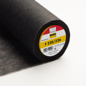 Entoilage thermocollant Vlieseline Noir F220