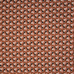 Tissu Viscose motifs géométriques Havanne