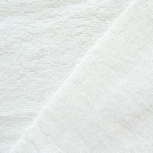 Tissu Micro-Eponge double face Bambou Blanc