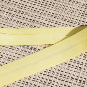 Biais Uni 30 mm Jaune pâle