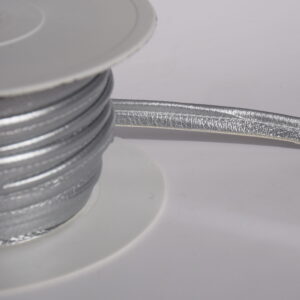 Passepoil Simili Cuir 10mm Argent