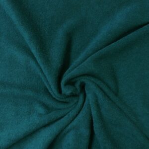 Tissu Micro-Eponge double face Bambou Paon