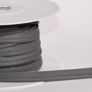 Passepoil Simili Cuir 10mm Gris