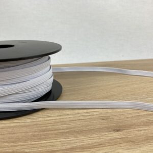 Elastique 7mm Blanc