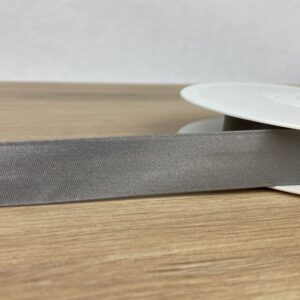 Biais Uni Satin 20 mm Gris