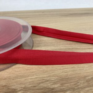 Biais Uni Jersey 20 mm Rouge