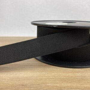 Elastique 25mm Noir