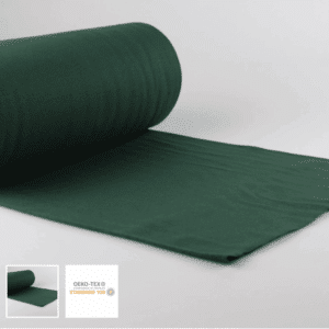 Tissu Bord côte Vert Sapin