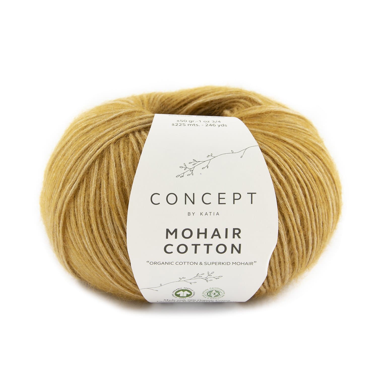 Mohair Cotton - Fil à tricoter Mohair - Katia Yarns - Les aiguilles de Lulu