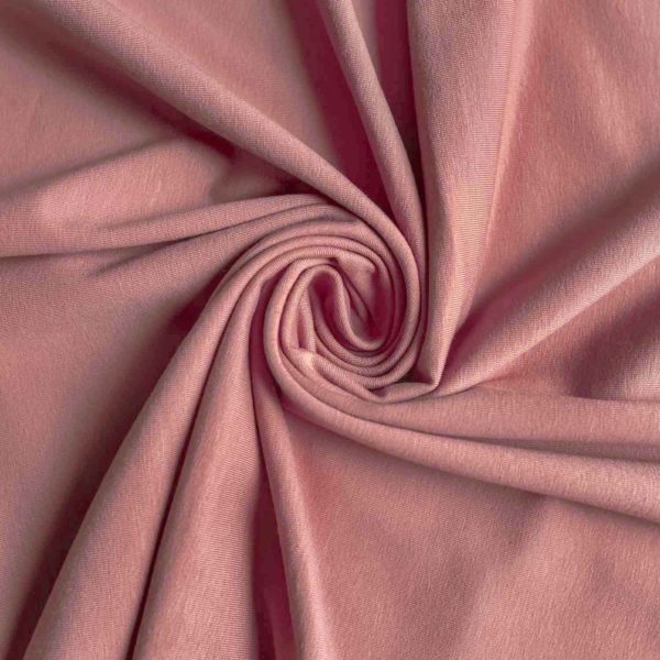 Tissu Jersey Uni Katia Fabrics Vieux Rose