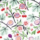 Coupon Tissu Katia Fabrics Poplin Figs & cherries