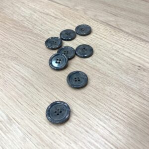 Bouton Plastique gris 22mm