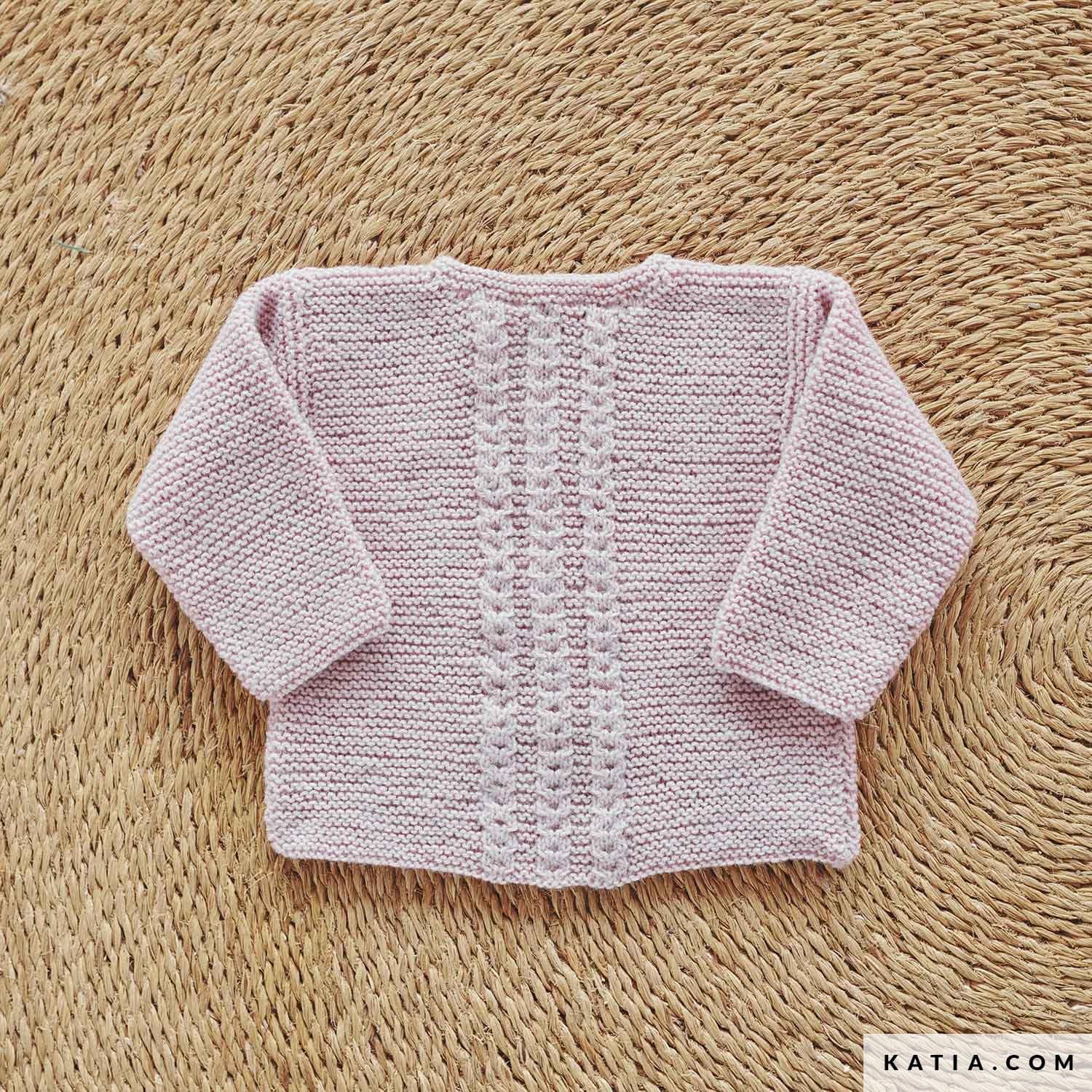 Découvrez l42 modèles tricot bébé dans le catalogue Katia Layette 98