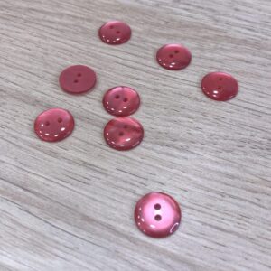 Bouton fuchsia 14 mm