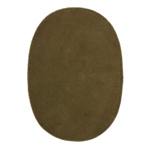 Paire Coudes ou Genoux Imitation Daim Kaki