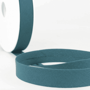 Biais uni Bleu Canard 20 mm