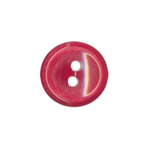 Bouton nacré rouge 22 mm