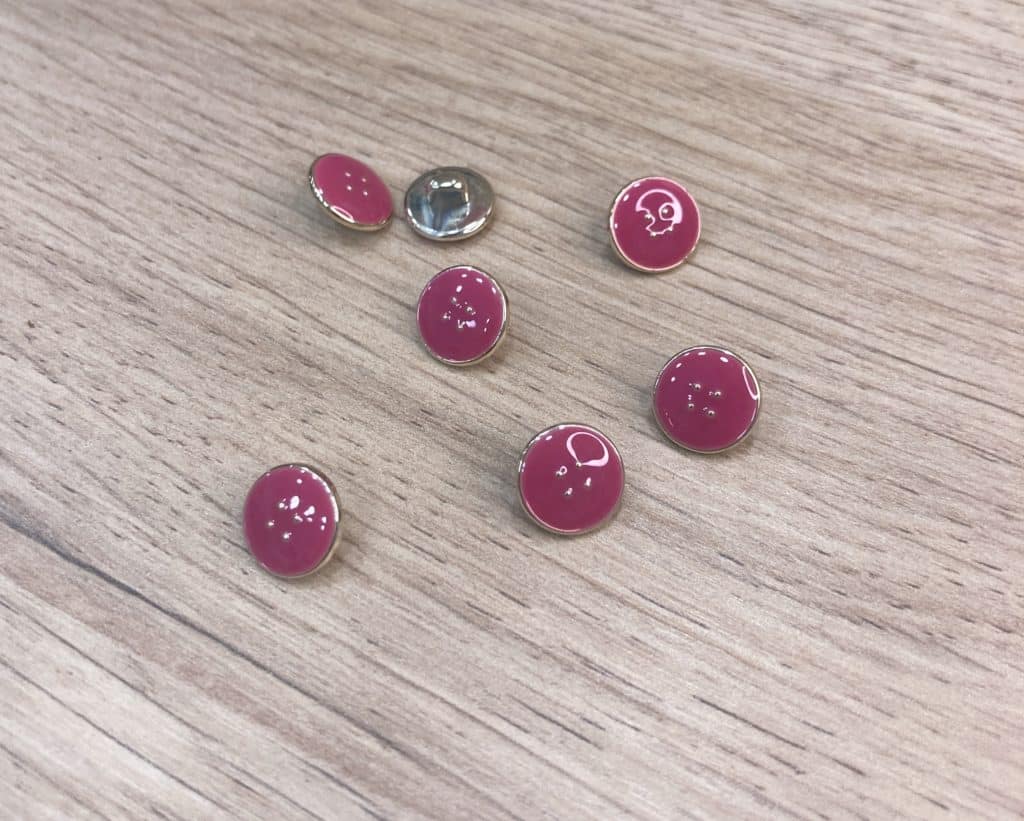 Cadran De Montre Rond émaillé Rose Et Blanc 40,5 Mm - Modèle Au Choix, Neuf Jamais Posé