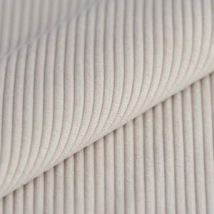 Tissu velours Huggy ecru