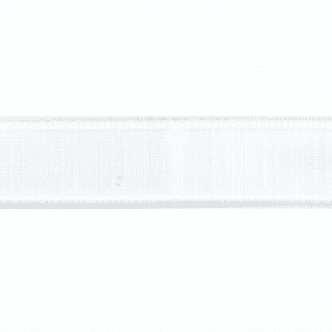 Ruban Talonnette Tergal 30 mm Blanc