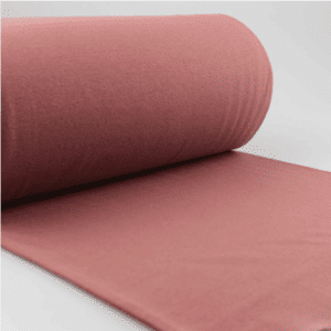 Tissu Bord côte vieux rose