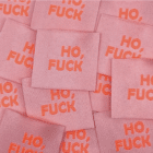 Etiquette à coudre Ho Fuck Fluo