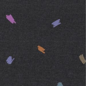 Tissu Jersey de coton Poppy seribbles