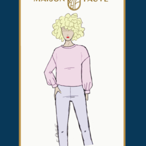 Patron couture Sweat Granite Maison Fauve 
