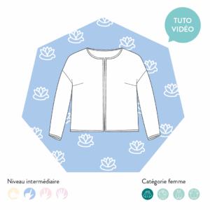 Patron Couture Veste Monet Les patronnes