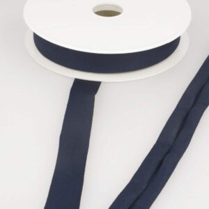Biais Uni Jersey 20 mm bleu