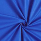 Tissu Popeline de coton bleu roi