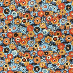 Tissu Cretonne enduit Popette