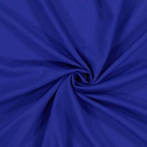 Tissu Bengaline uni bleu roi