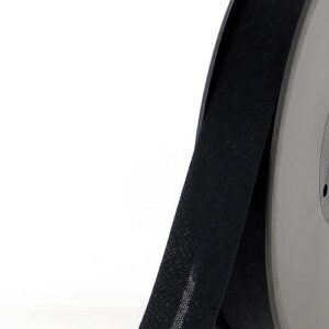Biais uni Noir 30 mm