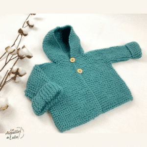 Kit tricot paletot bébé