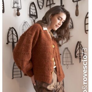 Kit tricot Cardigan Photinia Fil Abracadabra