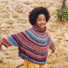 Kit tricot Poncho enfant Funk