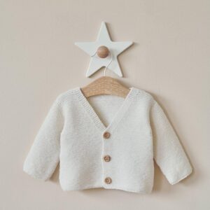 Kit tricot gilet bébé Merino baby