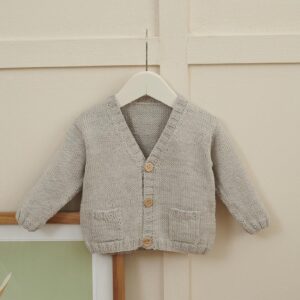 Kit tricot cardigan bébé cotton cashmere Katia Yarns