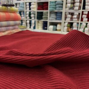Tissu velours Huggy Lie de Vin