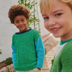 Kit tricot pull enfant Alabama