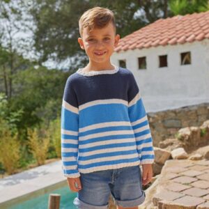 Kit tricot pull mariniere Fair cotton